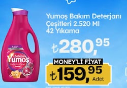 Yumoş Renkli Giysiler için Sıvı Deterjan 42 Yıkama 2.52 lt