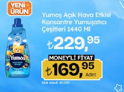 Yumoş Açık Hava Etkisi Mavi Gelincik Konsantre Yumuşatıcı 60 Yıkama 1.44 lt