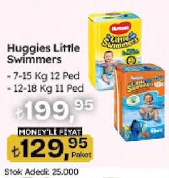 Huggies Little Swimmers 3-4 Numara 7-15 kg 12'li Mayo Bez