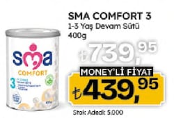 SMA Comfort 3 Devam Sütü 400 gr
