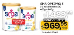 SMA Optipro 3 Probiyotik Devam Sütü 800 + 400 gr