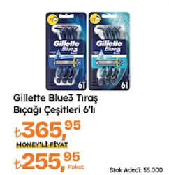 Gillette Blue 3 Comfort Kullan At 6'lı Tıraş Bıçağı
