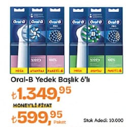 Oral-B Pro Sensitive Clean 6'lı Diş Fırçası Başlığı