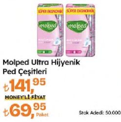 Molped Ultra Normal Hijyenik Ped 24'lü