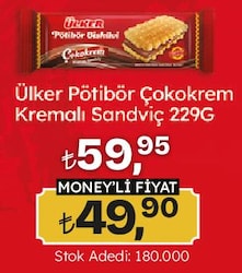 Ülker Pötibör Çokokrem Kremalı Sandviç 229 g