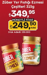 Züber Yer Fıstığı Ezmesi Çeşitleri 315 g