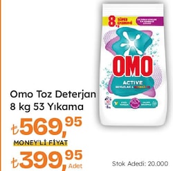 Omo Toz Deterjan 8 kg 53 Yıkama