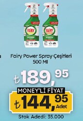 Fairy Power Spray Çeşitleri 500 ml