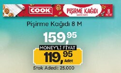 Cook Pişirme Kağıdı 8 m