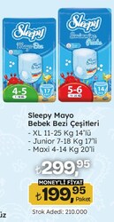Sleepy Mayo Bebek Bezi Çeşitleri