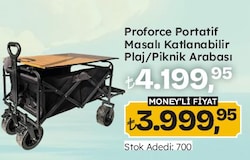 Proforce Portatif Katlanabilir Plaj/Piknik Arabası
