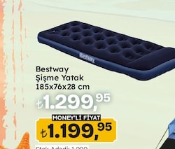 Bestway Şişme Yatak 185x76x28 cm
