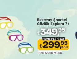 Bestway Şnorkel Gözlük Set Explora 7+