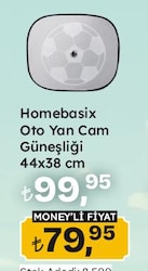 Homebasix Oto Yan Cam Güneşliği 44x38 cm