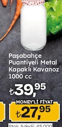 Paşabahçe Puantiyeli Metal Kapaklı Kavanoz 1000 cc