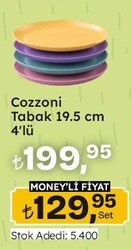 Cozzoni Tabak 19.5 cm 4'lü
