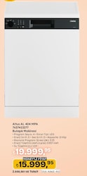 Altus AL 404 MPA 7637413277 Bulaşık Makinesi