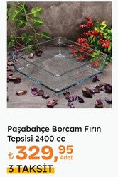 Paşabahçe Borcam Fırın Tepsisi 2400 cc