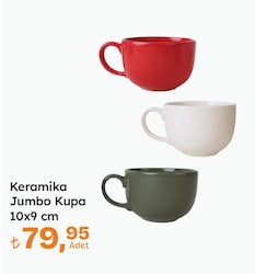 Keramika Jumbo Kupa 10x9 cm