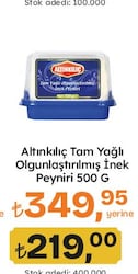 Altınkılıç Tam Yağlı Olgunlaştırılmış İnek Peyniri 500 g