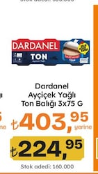 Dardanel Ayçiçek Yağlı Ton Balığı 3x75 gr