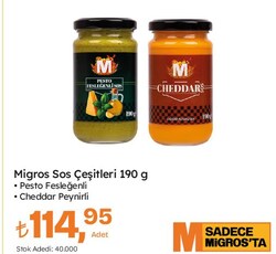 Migros Sos Çeşitleri 190 g