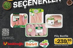 Keskinoğlu/Banvit/Gedik Piliç Bonfile kg