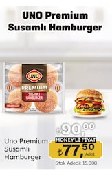 Uno Premium Susamlı Hamburger