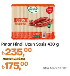 Pınar Hindi Uzun Sosis 430 g