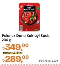 Polonez Dana Kokteyl Sosis 200 g
