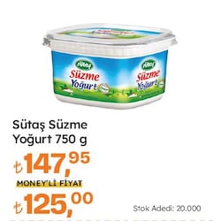Sütaş Süzme Yoğurt 750 g