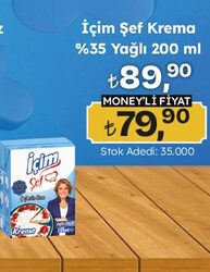 İçim Şef Krema %35 Yağlı 200 ml
