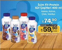 İçim Fit Protein Süt Çeşitleri 400 ml