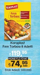 Koroplast Fırın Torbası 8 Adetli