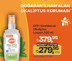 Off Sinekkovar Okaliptus Losyon 100 ml