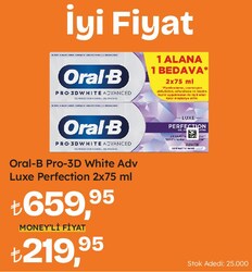 Oral-B Pro-3D White Advanced Luxe Perfection 2x75 ml
