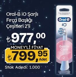 Oral-B İO Şarjlı Fırça Başlığı Çeşitleri 2'li