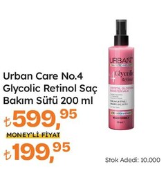 Urban Care N0.4 Glycolic Retinol Saç Bakım Sütü 200 ml