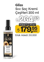 Gliss Sıvı Saç Kremi 200 ml Çeşitleri
