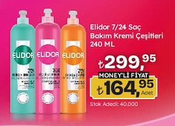 Elidor 7/24 Saç Kremi Çeşitleri 240 ml
