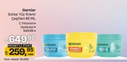 Garnier Sorbe Yüz Kremi Çeşitleri 85 ml