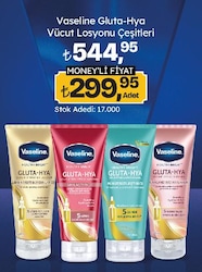 Vaseline Gluta-Hya Vücut Losyonu Çeşitleri/Adet
