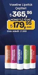 Vaseline Lipstick Çeşitleri/Adet