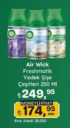 Air Wick Freshmatik Yedek Şişe Çeşitleri 250 ml