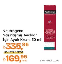 Neutrogena Nasırlaştırılmış Ayaklar İçin Ayak Kremi 50 ml