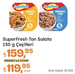 SuperFresh Ton Salata 150 g Çeşitleri