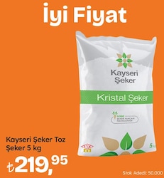 Kayseri Şeker Toz Şeker 5 kg