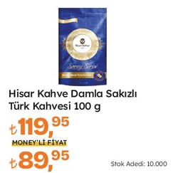 Hisar Kahve Damla Sakızlı Türk Kahvesi 100 g