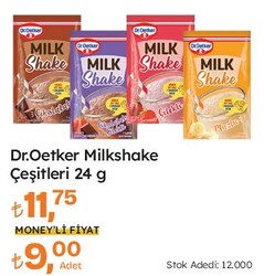Dr.Oetker Milkshake Çeşitleri 24 g