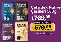 Eduscho Çekirdek Kahve Çeşitleri 500 g